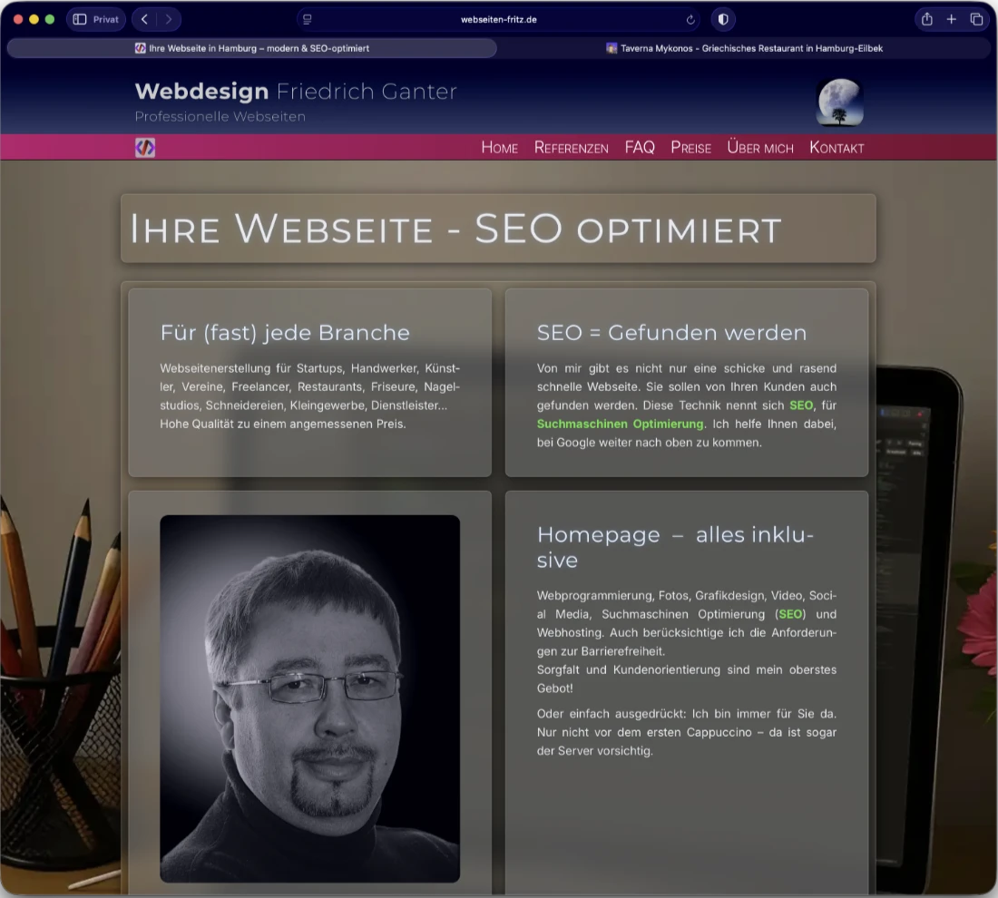 Webdesign Friedrich Ganter